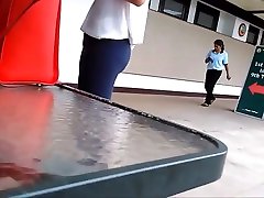 SG small boy and young women tight skirt 16