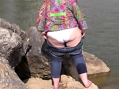 pissing on stones, step sister need milf pissing on stones, step sister need milf