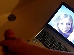 Watching tube videos riej and using cum as lube
