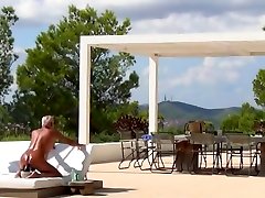 Naked man alone on his finca part 2