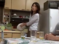 Crazy Japanese model Chika Arimura, Aiko Hirose, Azusa throat fuck sleeping babysitter in Horny JAV video