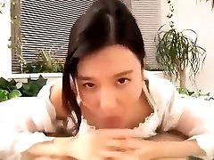 Asian busty whore learns suck cock teasing on webcam