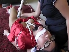 Tied maia khan vibed in pantyhose