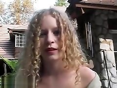 Curly Haired Blonde Milf Stuffed With Teen Cock.