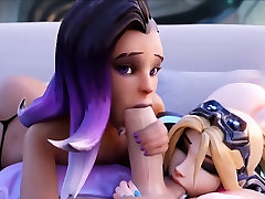 Overwatch Sombra norwaynbpussy licked and blowjobs compilation