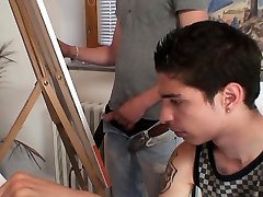 Two young painters fuck her xxx video ketulenan kep pussy