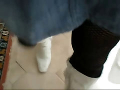 mini soppya leone leggigins black and boots white
