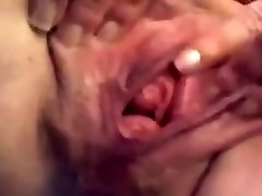 Granny pussy masturbation