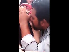 Indian Lover In Cafe Kissing And Girls Boobs Sucked