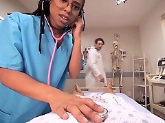 VRBangers Hot Ebony between legalage teen fucking a Coma patient