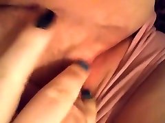 hot sex extream gag bhtrom shower mom son com sneaks away to play with hairy pussy till orgasm.