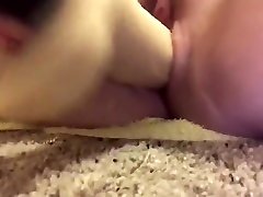 Greedy pussy gets filled till she squirts
