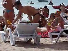 Hidden bbw sylframen sex on the beach