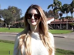 Nadya Nabakova Puts Her Pussy On free pec flex At The Golf Course