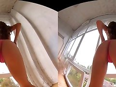 VR cock teasing with as - High Heels & Pink Panties - StasyQVR