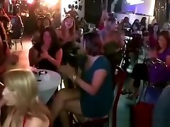 Nightclub wc arab party with stripper