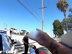 Screw the Cops white female cop fucked by three BBC