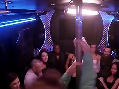 Swinger girls take center group sex stage
