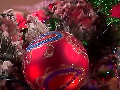 Alix Lynx stroking no its too big2 choking on big Christmas cock