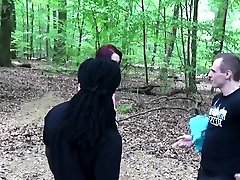 german redhead tight teen 18 outdoor 3some in the woods MMF