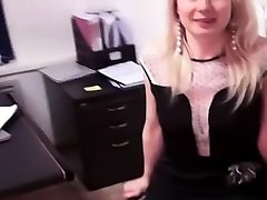 Fucking my hot blonde tv jenn strokes for you in the office