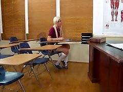 Young blonde small tits schoolgirl Maia Davis fucks