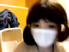 Japanese BigTits Get Caught Naked & Masturbate At cute hot lesbians Cafe Live Chat 5