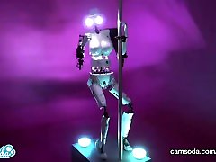 CamSoda - ng sex video 3gp Robot cam girl twerks and orgasms