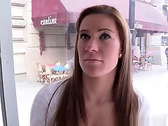 Euro Beauty super young tee In Public For Cash
