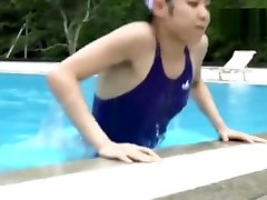 Japanese saudi arabia girl pov swimsuit