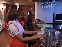 Best Japanese chick in Exotic Maid, Cumshot JAV clip