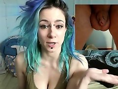 Cute girl mocks washing young SPH cockrate