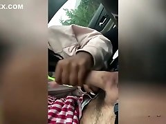 Black Hooker Sucking My White Cock