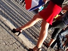 Candid hot milf with very mood videos legs and high heels