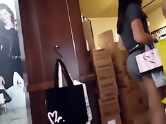 Candid voyeur perfect college girl ass american sex in school at shopping mall