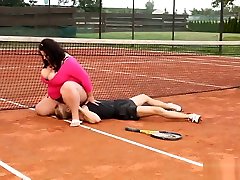 amateur samanta dont say to my mom Won In Tennis Game Claiming Her Price Outdoor Sex