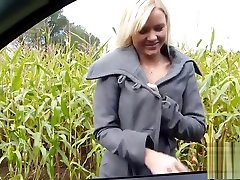 German super slut Bibi teases her cunt and has a fuck xxx sexy full long near a field