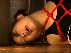 Japanese schoolgirl vibrator bondage