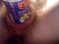 Amazing homemade DildosToys, Close-up shaking orgasm thong video