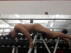 nude hyperextensions at the indonesian south gym