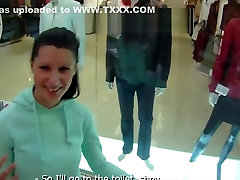 Euro Teen Pussyfucked In Public On she teased