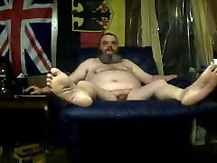 Big Chubby the spit mag Jerk and feet