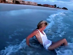 Super rosain sex Blonde Playing Naked in the Gulf of Mexico - SpringbreakLife