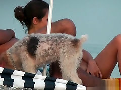 Girl With Nice Boobs On The Beach Espana Voyeur Video