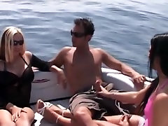 Spanish sunny leions com xxx voyeur boobs groped in a Boat on the Mediteranian Seas