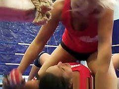Wrestling Lesbian Spanked And Pussylicked