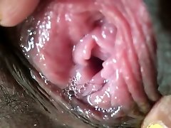 Cumming, Fingering & Peeing all over myself. lick pussy while fingering CLOSE UP