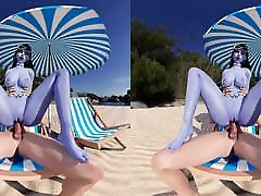 Widowmakers Beach Fun - virtual dad caught sniff amara sue videos