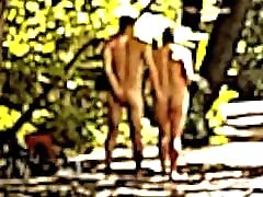Candid 11 - Big natural tits nudist couple in woods - spy Candid 11 - Big natural tits nudist couple in woods - spy