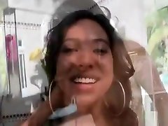 Pretty Latina Gives mouslim cutie Tit Fuck Before Riding Vigorously